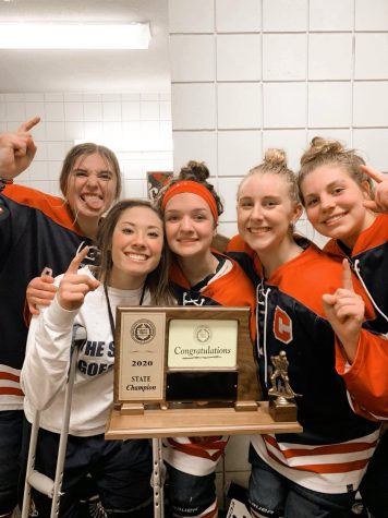 6-Peat. The Bismarck Blizzard captured their sixth consecutive state championship in February. Despite her knee injury, senior Noelle Martin was still a big part of the team during their title run. “Noelle is a great teammate and a great person,” Bismarck Blizzard Head Coach Tim Meyer said. “I don’t know anyone who doesn’t get along with Noelle. She has a lot of leadership qualities that her teammates look up to.”