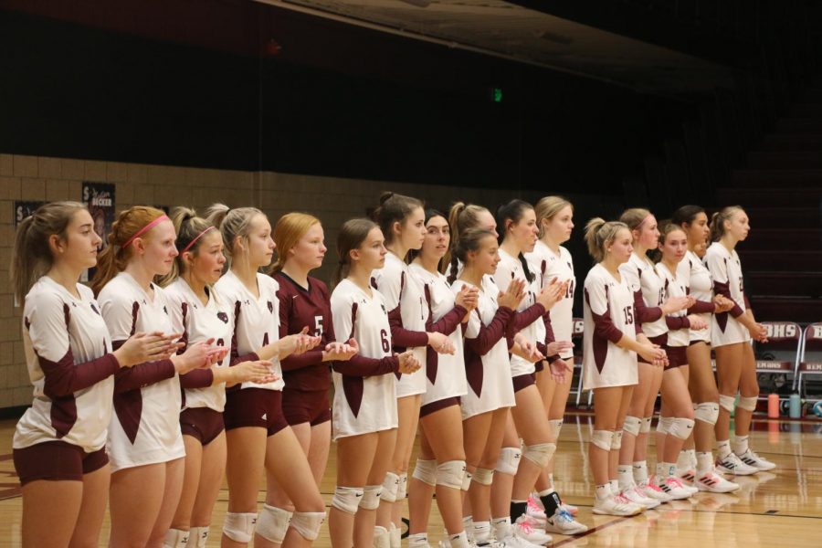 BHS volleyball. The BHS varsity volleyball team has played an impressive season so far. The girls continue to push for a championship win. Every single athlete has a role on this team and has stepped up to do their part, varsity head coach Brianna Kline said.