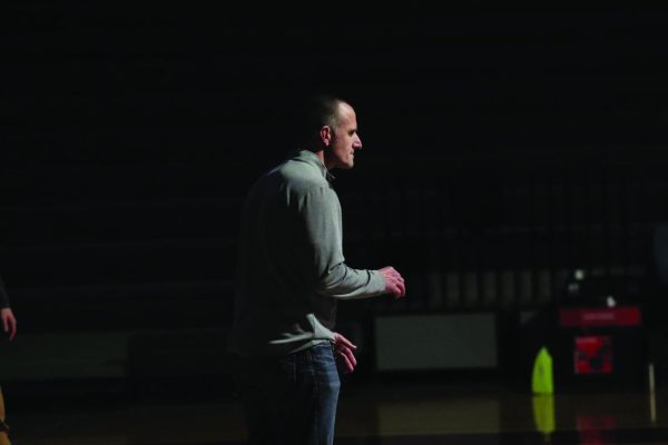 Coaching and navigating. BHS wrestling is very successful, with state champion titles each year. Because of this success, many students who do not live in the BHS boundary have submitterd transfer requests in order to be a part of this success. “We want southside feeder schools to be part of our program,” assistant principal and boys wrestling co-head coach Mark Lardy said. “I want to build the program.”