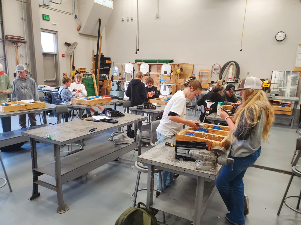 Hands-on+learning.+Bismarck%2C+North+Dakota+differentiates+itself+by+prioritizing+career+academies%2C+leading+by+example+and+investing+in+new+programs.+Students+have+been+given+the+chance+to+leave+the+traditional+classroom+and+pursue+real-life+skills.+Career+Technical+education+will+continue+to+lead+young+minds+to+success.+%E2%80%9CI+think+the+students+in+Bismarck+are+so+lucky%2C%E2%80%9D+Career+Academy+and+Technical+Center+Director+Dale+Hoerauf+said.+%E2%80%9CIt%E2%80%99s+just+not+me%2C+It%E2%80%99s+the+school+board+and+it%E2%80%99s+the+superintendent%2C+they+believed+in+all+this+stuff.+They+believed+that+there%E2%80%99s+more+than+just+core+classes.%E2%80%9D